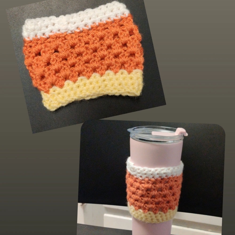 Candy Corn Cup Cozie